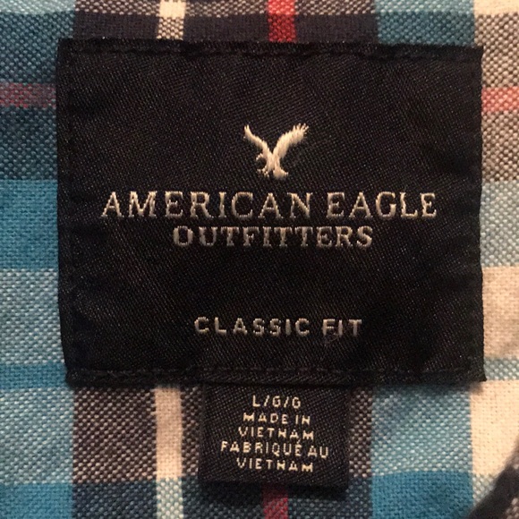 American Eagle Classic Fit Button Up Shirt - Picture 3 of 3